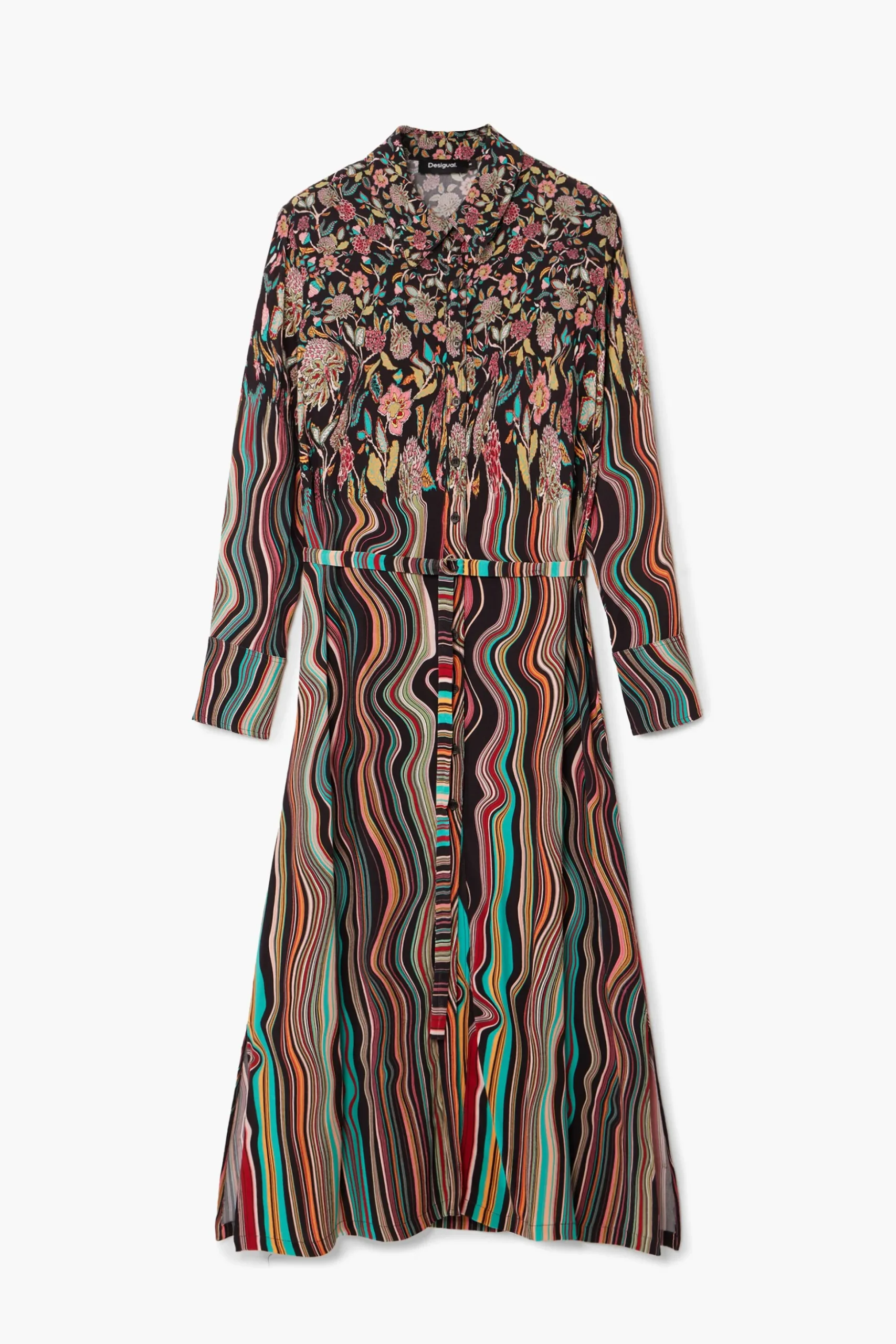 Vestido midi camisero