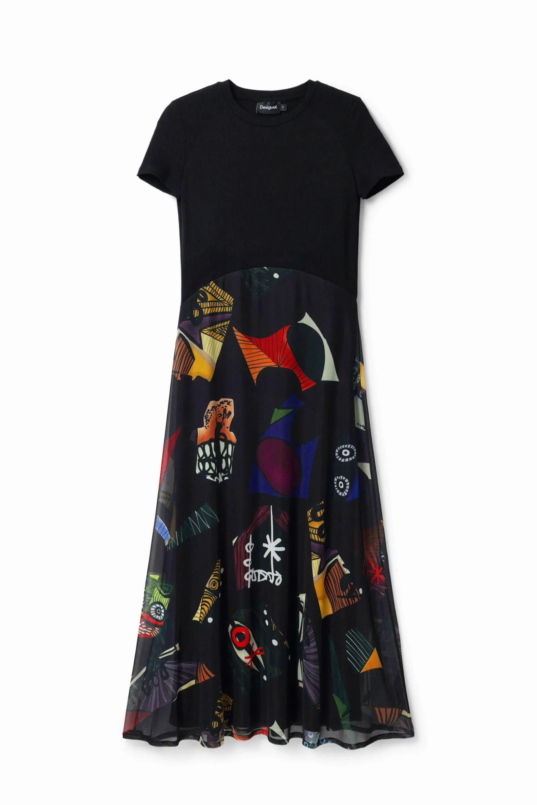 Vestido midi combinado M. Christian Lacroix