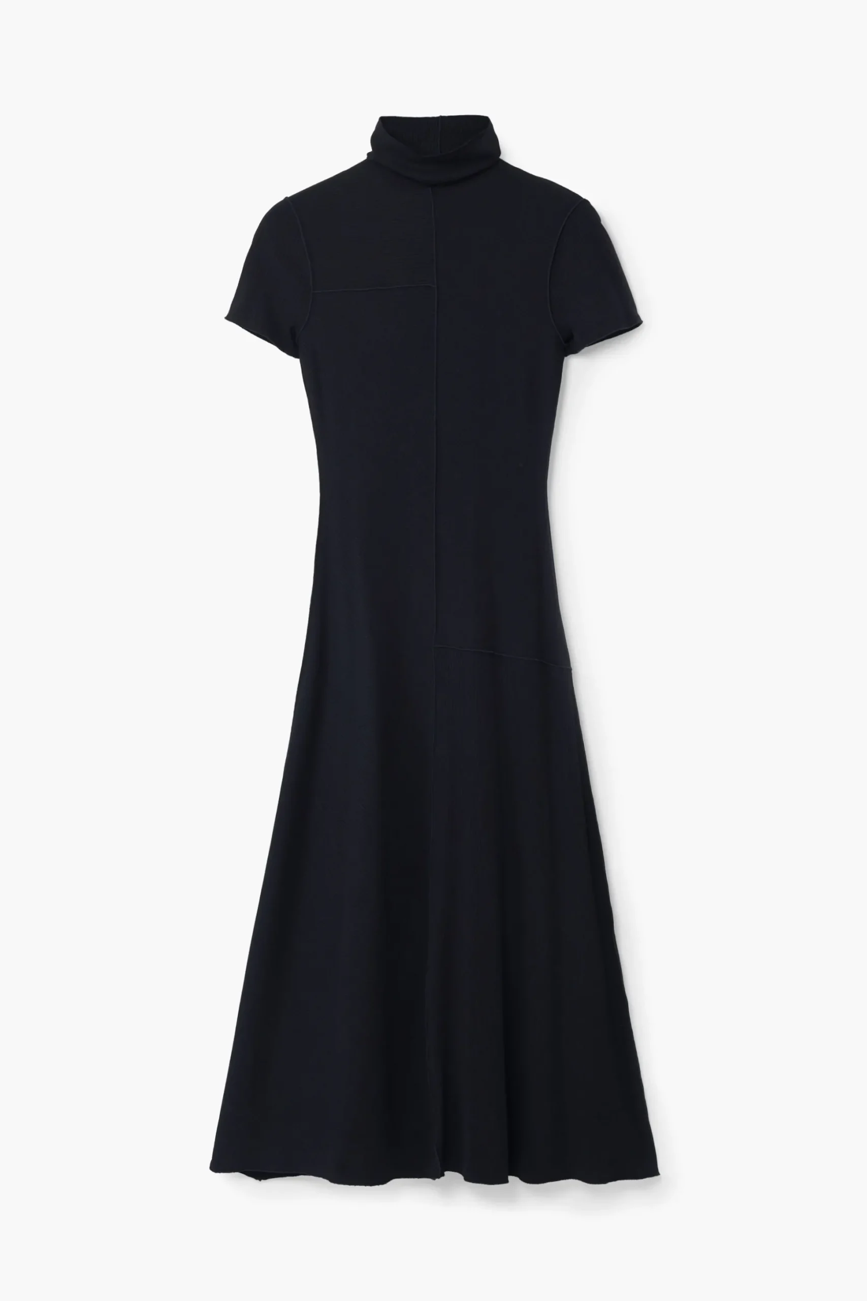 Vestido midi cuello alto