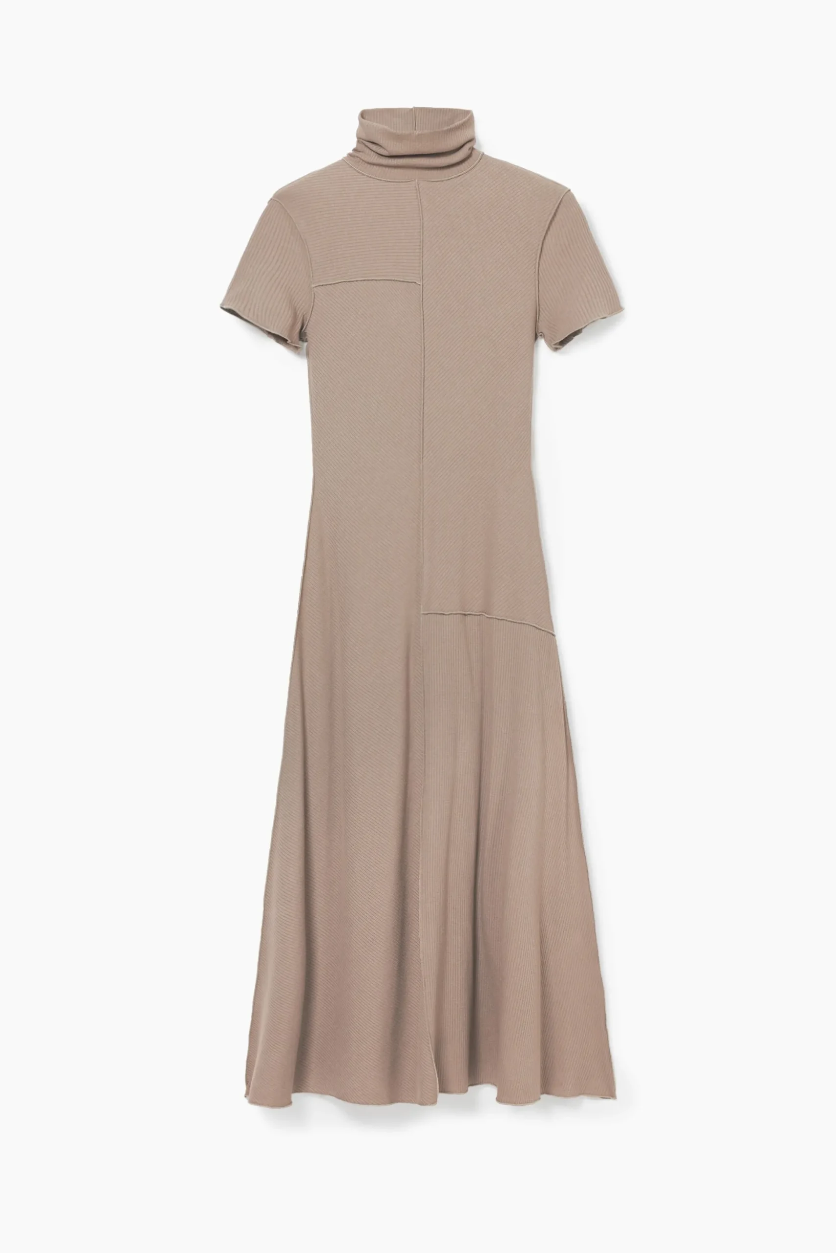 Vestido midi cuello alto