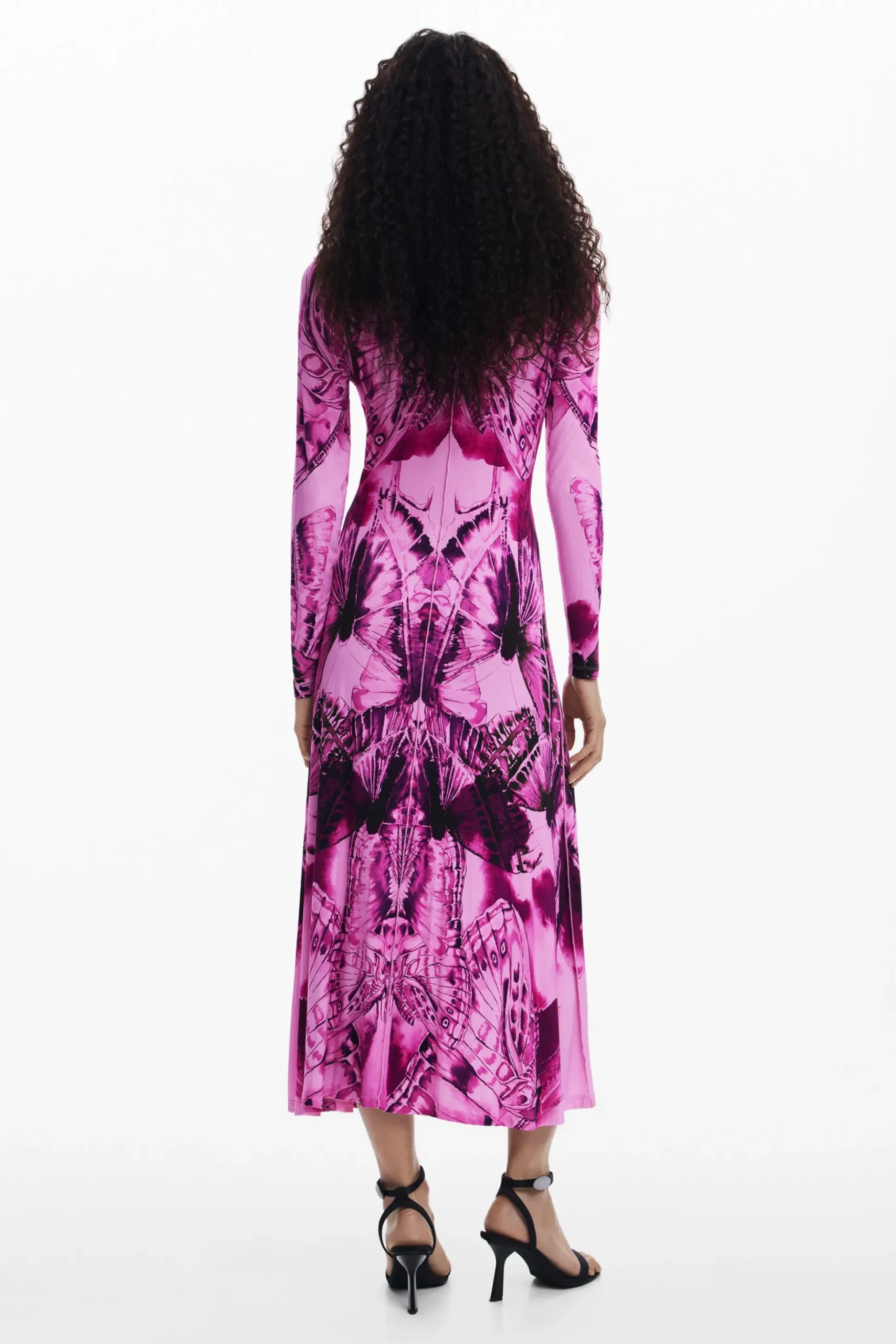 Vestido midi estampado
