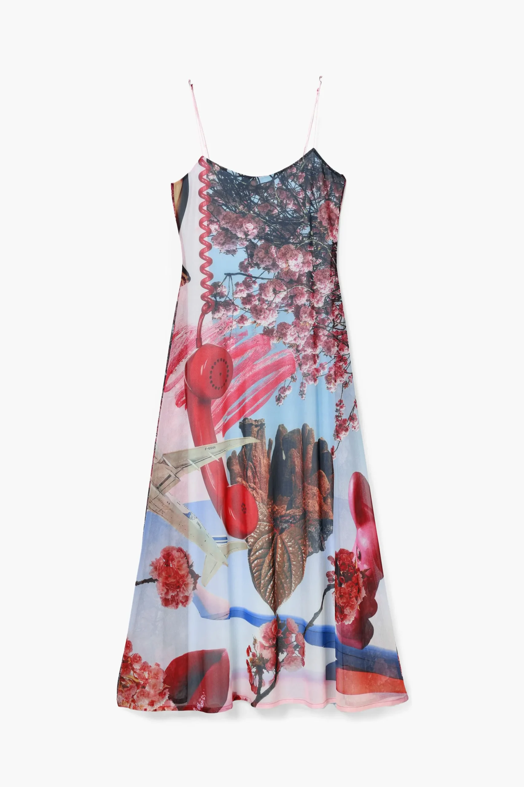 Vestido midi estampado M. Christian Lacroix