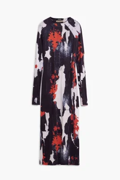 Vestido midi estampado Maitrepierre