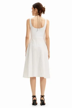 Vestido midi evasé