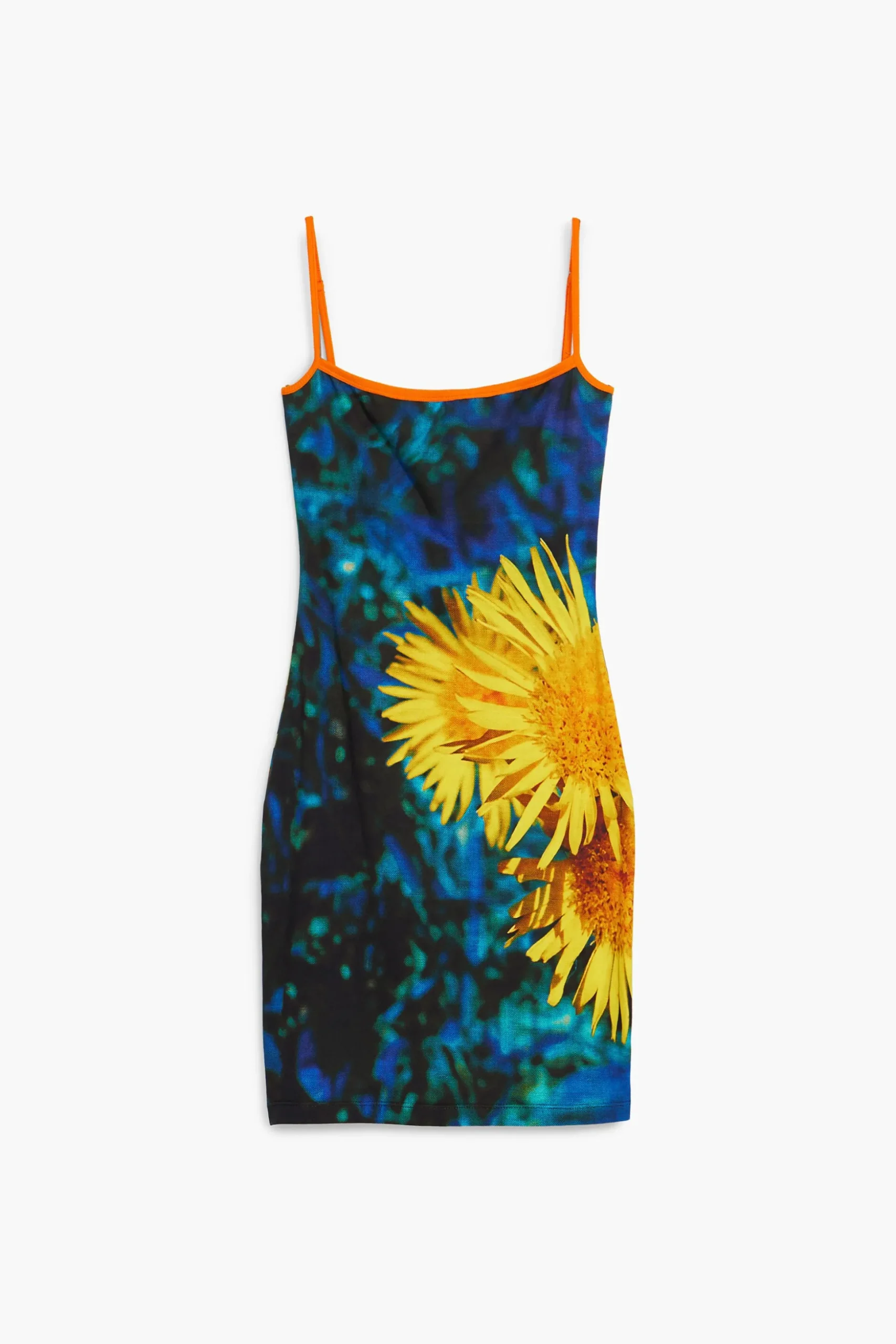 Vestido midi girasoles