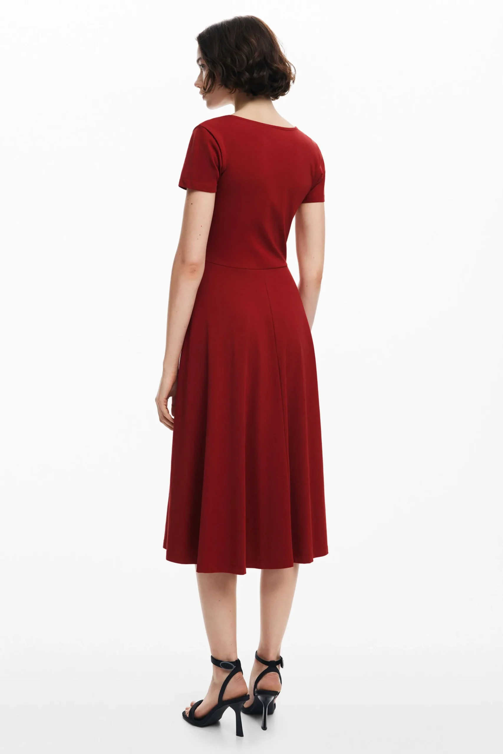 Vestido midi mariposas