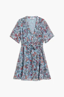 Vestido midi motivos florales
