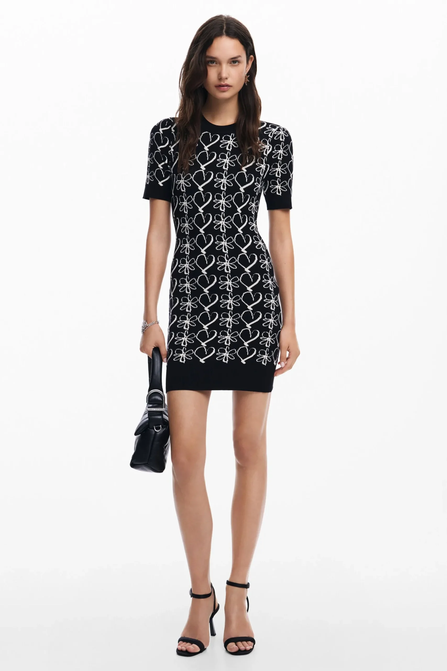 Vestido mini estampado M. Christian Lacroix