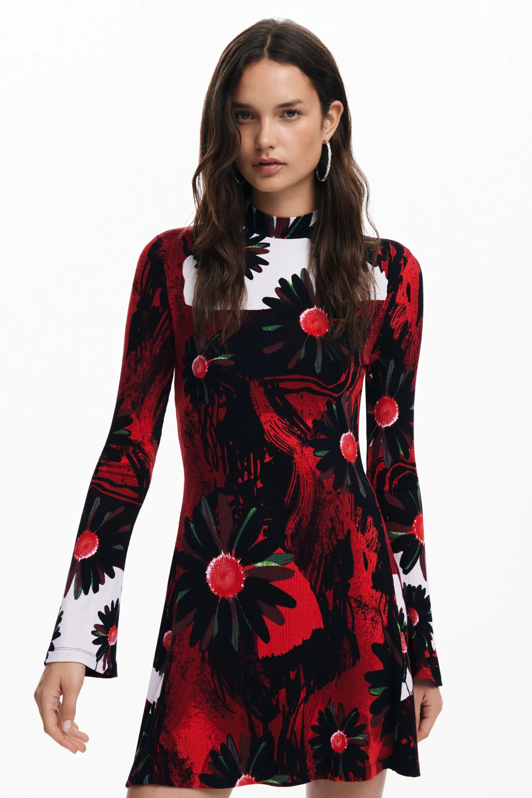 Vestido mini estampado M. Christian Lacroix