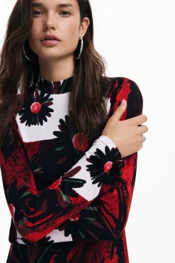 Vestido mini estampado M. Christian Lacroix