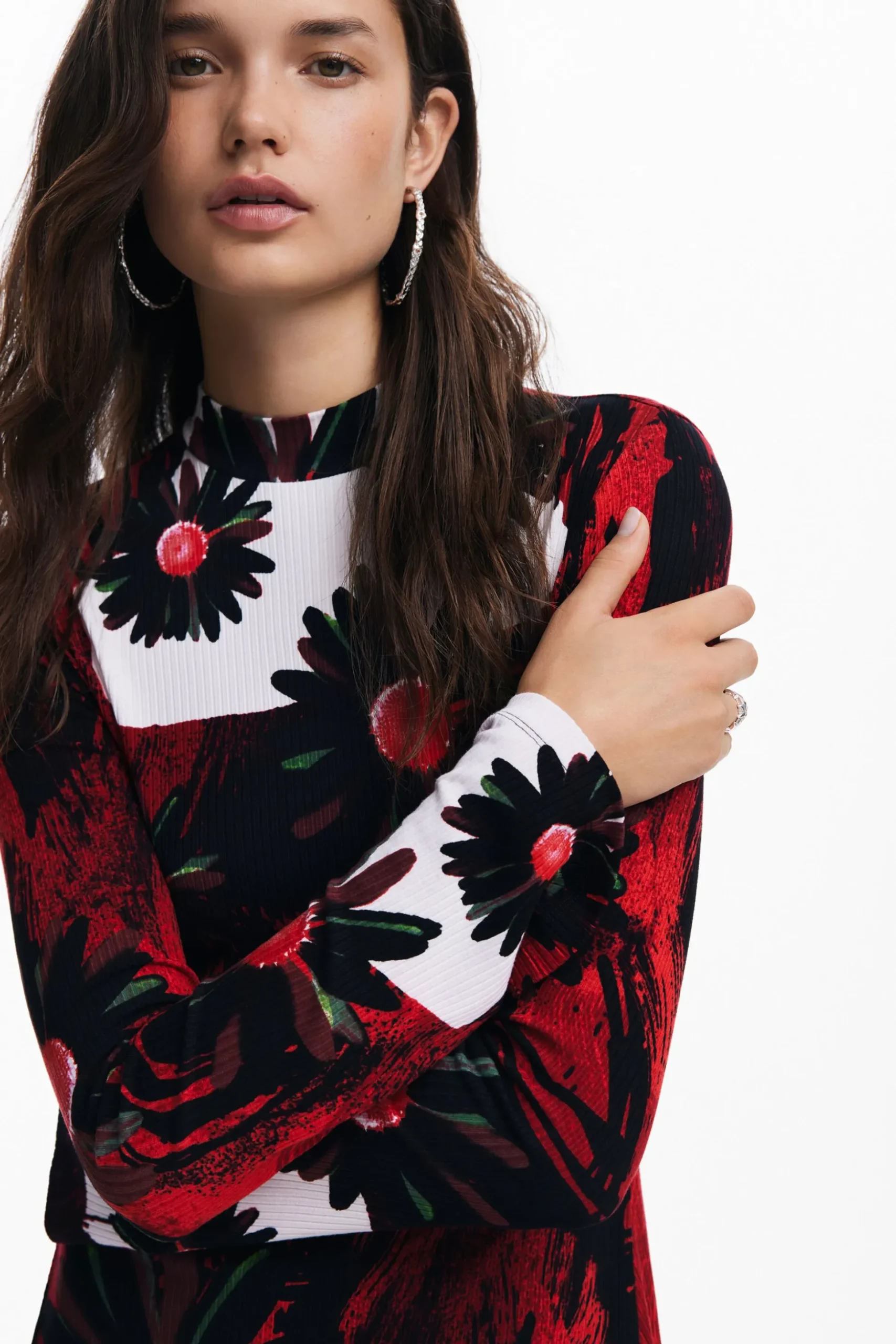 Vestido mini estampado M. Christian Lacroix