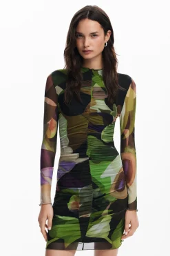 Vestido mini estampado M. Christian Lacroix