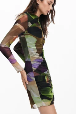Vestido mini estampado M. Christian Lacroix