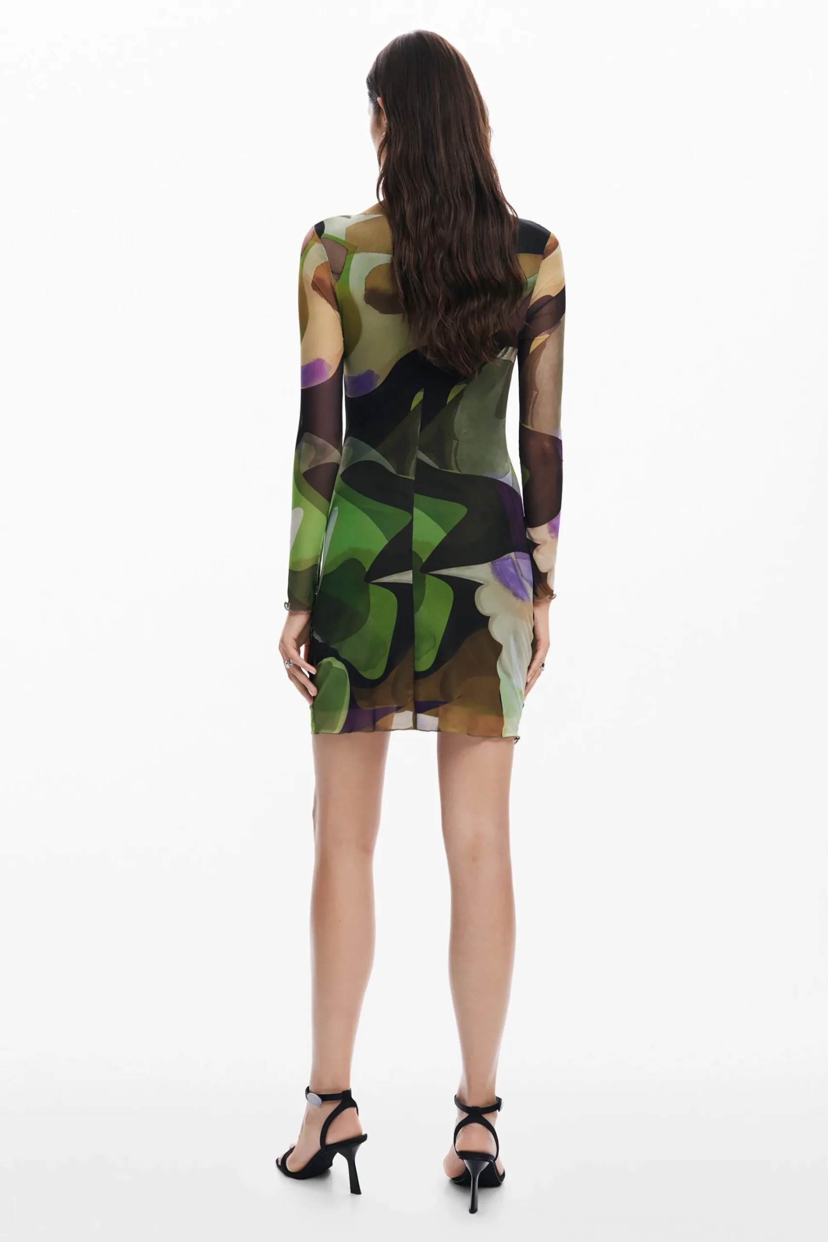 Vestido mini estampado M. Christian Lacroix
