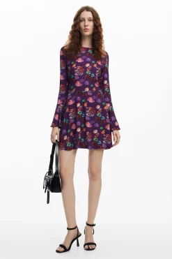 Vestido mini flores M. Christian Lacroix