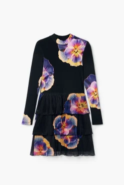 Vestido mini lirios M. Christian Lacroix