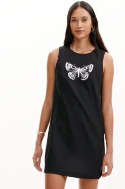 Vestido mini mariposa