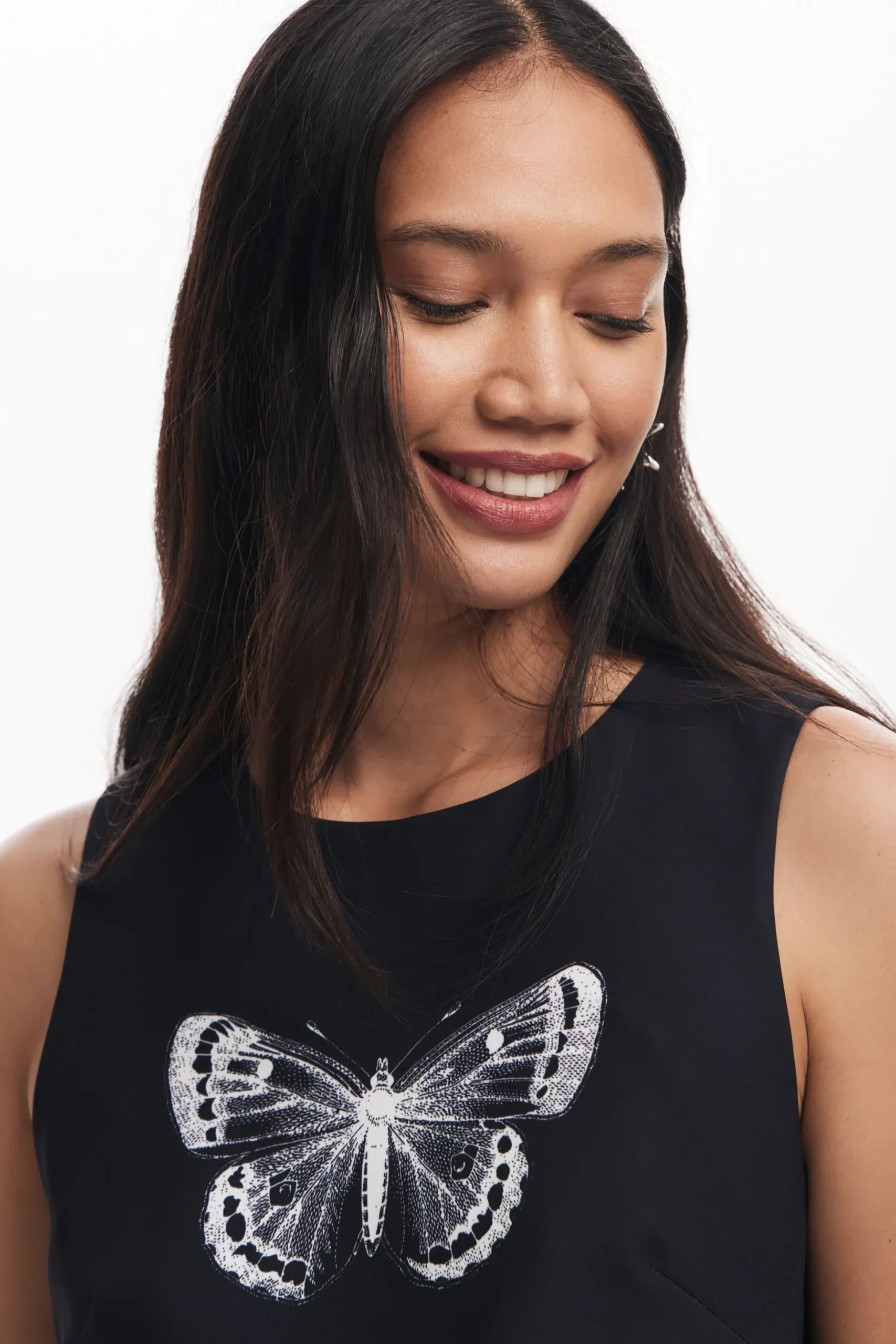 Vestido mini mariposa