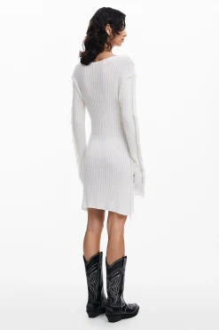 Vestido punto canalé